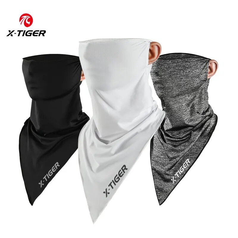 Fishing Mask Sun Protection - X-TIGER Face Mask Ice Fabric Sport
