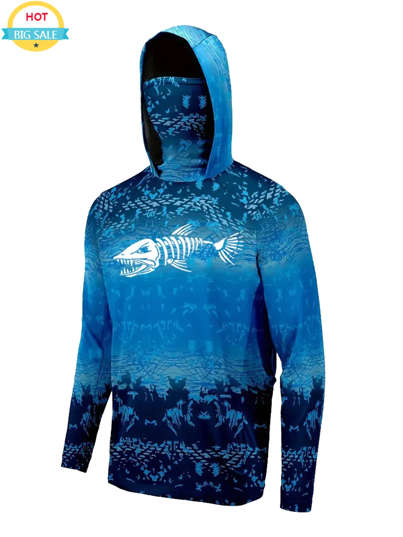 UPF 50+ Hooded Fishing Clothes - Fishing Hoodie review and price
